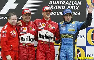 The podium