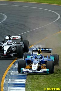 Massa overtakes Raikkonen