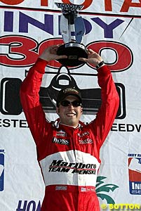 Winner Sam Hornish