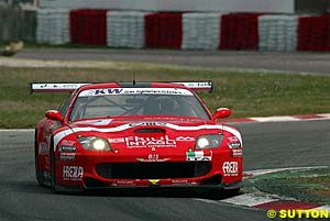 The winning 550 Maranello of Luca Cappellari and Fabrizio Gollin