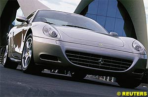 The Ferrari 612 Scalietti, with its 5.7-litre V12 engine, is capable of exceeding 200mph