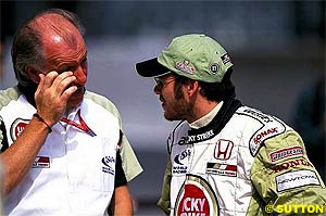 Richards with Villeneuve, last year