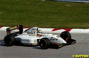 Fabrizio Barbazza at the San Marino GP, 1993