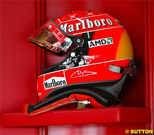 Michael Schumacher's helmet