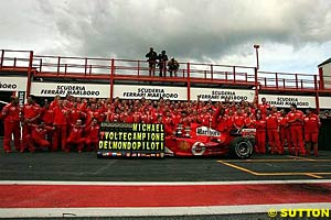 Ferrari celebrate Michael Schumacher's 7th World Championship