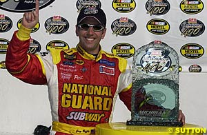 Michigan winner Greg Biffle