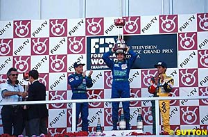 Roberto Moreno, Nelson Piquet, Aguri Suzuki