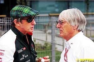 Sir Jackie Stewart & Bernie Ecclestone