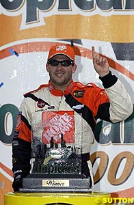 Chicagoland winner Tony Stewart