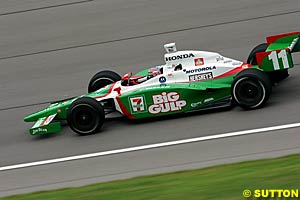 Tony Kanaan finished third, the first of three Andretti Green cars