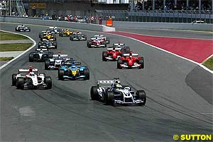 The start of the race