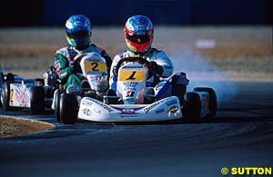 Vitantonio Liuzzi leads David Fore