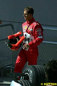 Michael Schumacher had his worst weekend of the year