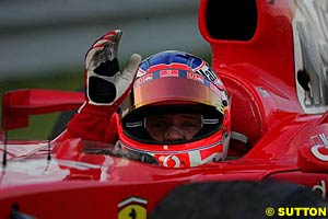 Rubens Barrichello wins the first Chinese Grand Prix