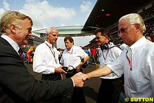 Max Mosley, Dr. Helmut Panke, Norbert Haug, Dr. Mario Thiessen, Jurgen Hubburt