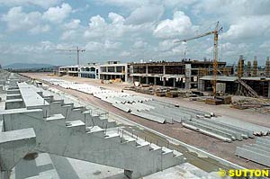 Construction site of the Turkish Grand Prix