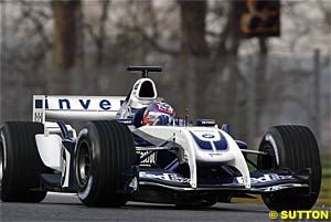 The FW26 in pre-season testing