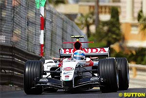 Davidson in action at Monaco