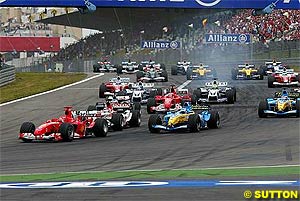 The start of the race