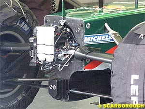 Detail of the Jaguar R5