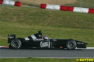 Takuma Sato drivers the 005