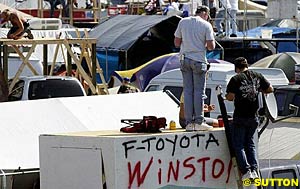 Toyota 'fans' at Daytona last weekend