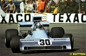 Chris Amon in his own car