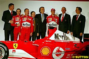 Ferrari's 2004 launch: last smiles?