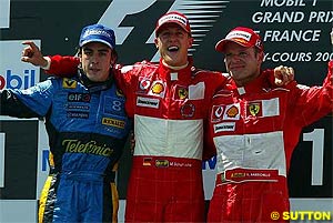 The podium