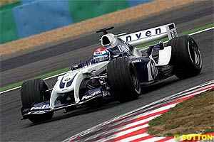 Gene stood in for Ralf Schumacher