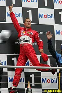 Michael Schumacher wins the German GP