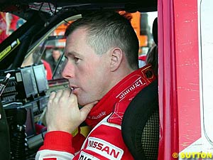 Colin McRae earlier this year during the 2004 Dakar Rally