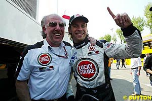 David Richards and Jenson Button