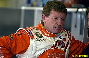 Bill Elliott made one of his rare appearances, finishing the race in ninth