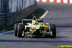 Ricardo Zonta, Jordan-Honda, 2001 Canadian Grand Prix