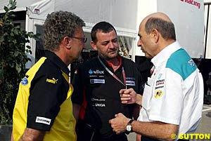 Eddie Jordan, Paul Stoddart, Peter Sauber