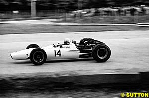 John Surtees led one lap, but it was the most important one