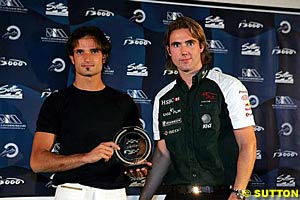 2004 F3000 champion Vitantonio Liuzzi & 2003 F3000 champion Bjorn Wirdheim