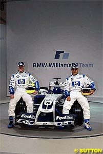 Juan Pablo Montoya and Ralf Schumacher