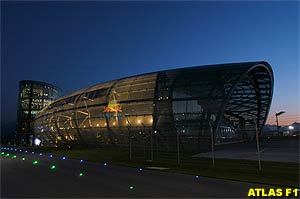 Hangar-7, where the new Sauber was unveiled