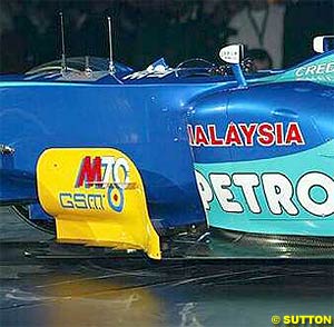 Sidepods of the C23