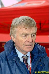 Max Mosley at the Monte Carlo Rally last weekend