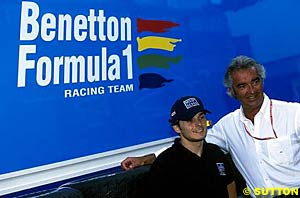 Giancarlo Fisichella & Flavio Briatore