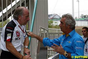 David Richards is never afraid of taking advice from the experts, such as Flavio Briatore, who in the 2003/04 off-season has shown the whole of Formula One how to sell sponsorship.