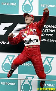 Schumacher scored his 72nd win