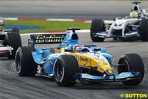 Alonso could only climb back to seventh place