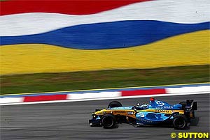 Trulli finished fifth for Renault