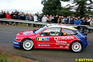 Carlos Sainz scored a podium finish in his final home event