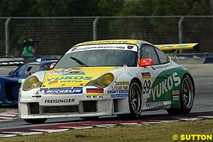 Sascha Maassen and Lucas Luhr finished second in N-GT at Zhuhai to clinch the N-GT championship