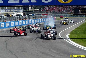 The start of the race